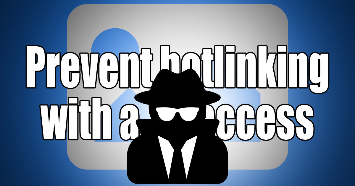 如何禁止別人外連盜圖